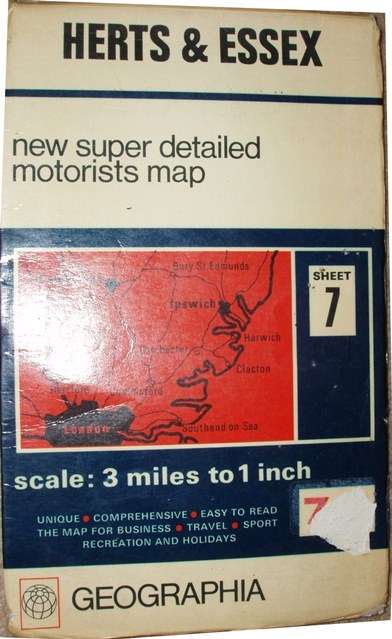 Herts & Essex 3 Miles to an Inch, 1968, cover